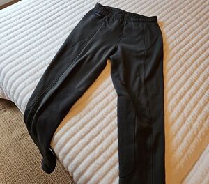 Black Relaxed Fit Joggers with Elastic Waistband